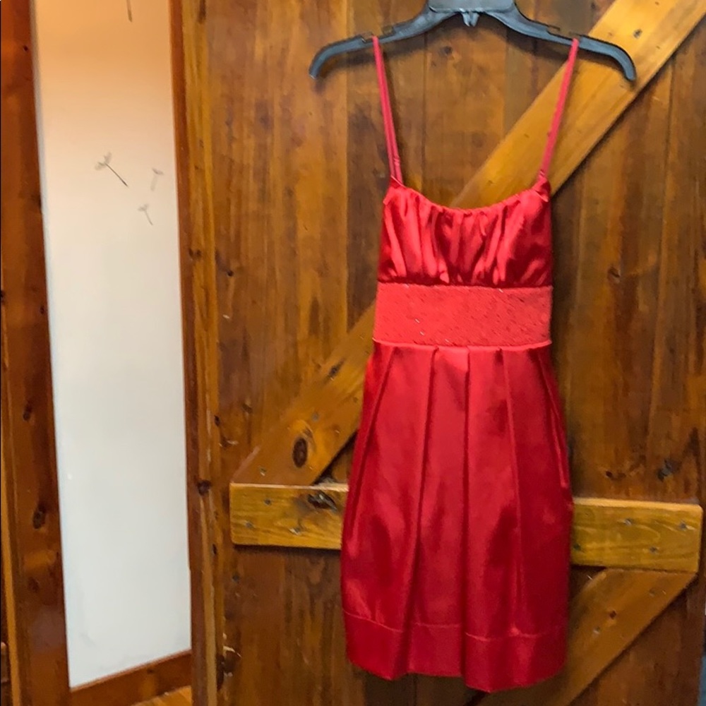 Dazzling red dress. Size 9 in juniors